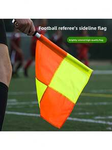 2pcs Outdoor Sports Event Referee Flags/Football Referee Sideline Flags/Football Referee Hand Flags/Football Referee Signal Flags - Multicolor - View 9
