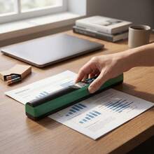 Portable Scanner For A4 Documents, Photos, Images, Receipts, JPG/PDF, 300/600/900dpi Resolution - Green - View 8
