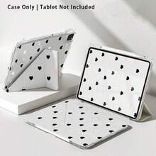 Heart, Bow And Other Pattern Painted Effect Tablet Protective Case With Stand, Compatible With Honor 8/9/10/X8/X8A/X9/X8Pro/X9Pro, MatePad SE 11 Inch/MatePad 11 Inch/11.5 Inch, MatePad Pro, Apple 10th/11th Gen 2025 (A16), Galaxy Tab A7/A9 And Other Popular Models - Style 10 - View 8