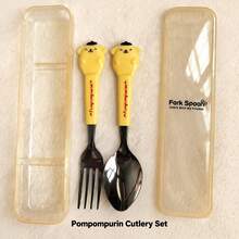 Boxed Random Sanrio Cartoon 2-Piece Stainless Steel Travel Cutlery Set - Portable Fork And Spoon Set, Random Packaging Box, Random Fork Style - Multicolor - View 6