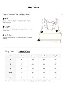 Women's Black Fashionable Removable Padded Criss-Cross Back Sports Knit Bra - White - View 6