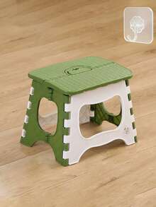 Foldable Stool With Portable Handle, Space-Saving Design, Can Be Used As Shoe Changing Stool, Kitchen Step Stool, Bathroom Stool, Outdoor Camping Stool, Lightweight And Durable, Ready To Use, Multi-Scenario Storage Solution - Multicolor - View 13
