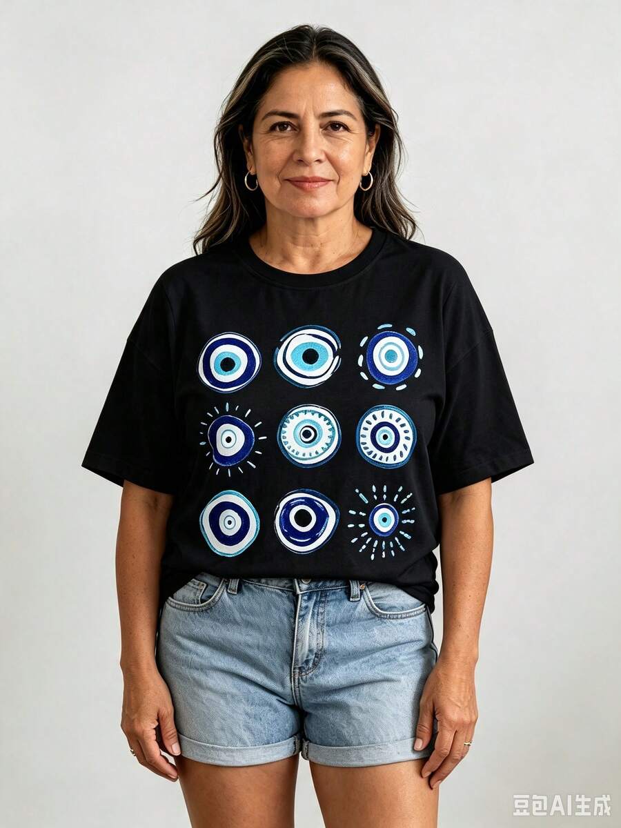 Women Senior T-Shirts & Tops - Black - View 1