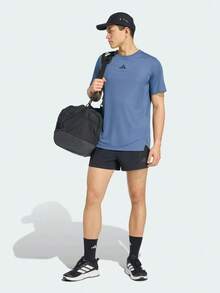 Adidas Men's D4T PRIMELIFT T-SHIRT Durable Quick-Dry Performance Training Crew Neck Short Sleeve T-Shirt Fitness Wear KV6621 - Royal Blue - View 5