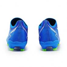 Puma Spring/Autumn Unisex Long Stud Football Shoes ULTRA Lightweight Sports Shoes 10734703 - Electric Blue-white-dark Green - View 5