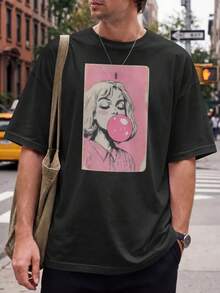 Women T-Shirts - 黑色 - 查看 2