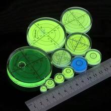 1 pieza Nivel de burbuja universal redondo de 32 mm, vial de nivel de ojo de buey de alta precisión, medidor circular para construcción y DIY - A - Ver 2