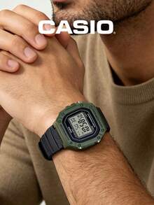 CASIO Multi-Function Waterproof Electronic Watch, Minimalist Commuter Versatile Student Wristwatch, Multi-Function Timer Casual Commuter Sports Watch - one-size - View 17