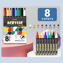 Large Capacity Direct Liquid Watercolor Pens 8-120 Colors Set, Professional Art Markers For Hand Drawing, Smooth Ink Flow Without Interruption, Rich Colors With Layering Capability, Suitable For Stone, Ceramic, Canvas DIY Painting, Back To School Essential - Multicolor - View 13