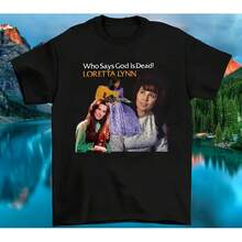 Rare Signature Loretta Lynn For Fans Black T-Shirt All Sizes - 款式 - 查看 1