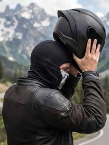 Musion 1/3pcs Gothic Skull Pattern Street Style Balaclava, Elastic Windproof Casual Full Face Scarf, Soft Comfortable Full Face Mask, Windproof Helmet Liner Headwear, Suitable For Motorcycle Riding, Cycling And Racing Sports - Multicolor - View 4
