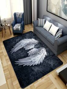 Velvet Vibrant Guitar Bass Music Theme Area Rug - Soft, Machine Washable Polyester Rug, Suitable For Living Room, Bedroom, Office And Kitchen Decor, Music Room Decor | Artist Floor Covering | Polyester Rug, Music Room Decor - Multicolor - View 2