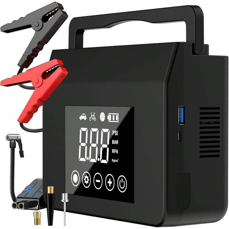 Car Jump Starter - Black - View 1