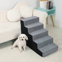 High Resilience, Easy-To-Clean Sponge Pet Stairs, Anti-Slip Fabric, Right-Angle Design, Easy To Use Up And Down, Protects Pet Joints, Multiple Sizes Availabledogs Stuff,Dog Ramp,Dog Bed - Multicolor - View 20