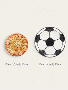 68pcs Disposable Soccer Theme Paper Plates, Cake Plates, Party Plates, Birthday Plates, Suitable For Birthday Party, Gathering, Picnic, Camping, BBQ, Beach Party - Multicolor - View 4