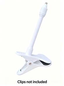 1pc/ Brand New 360° Rotating Security Monitoring Bracket, Flexible Spiral Base Phone Holder (21cm/41cm), With Camera Mount, Universal Bedside Bracket, Suitable For Smartphones, Home Security Cameras And Baby Monitors (Please Watch Video For Operating Instructions When Purchasing) - Clip-on Style - View 15