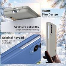 1pc Hadaasi Multi-Color Full Coverage Flip Protective Case, With Pop-Out Stylus Slot And Pop-Out Storage Compartment, Comes With Matching Stylus, Matte Fine Skin-Friendly Frosted Texture, Scratch-Resistant, Fingerprint-Resistant, Shock-Resistant, Compatible With Samsung Galaxy Z Fold 8/Z Fold 8 Ultra/Z Fold 7/Z Fold 6/Z Fold6-Slim/W25/Z Fold 5/Z Fold 4/Z Fold 3 And Compatible With IPhone Ultra - Multicolor - View 11