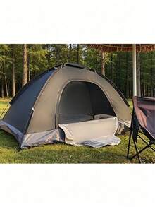 1pc Outdoor Camping Tent, Picnic, Fishing, Sun Protection Silver Coated Tent, BBQ, Shade, Home Storage Tent - A - View 3