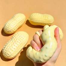 1 buah Mainan Balok Susun Squishy, Nilai Estetika Tinggi, Desain Kacang Keberuntungan, Pereda Stres, Karet Lembut Seperti Lumpur, Pantulan Lambat, Dapat Diremas dengan Jari - MultiWarna - View 1