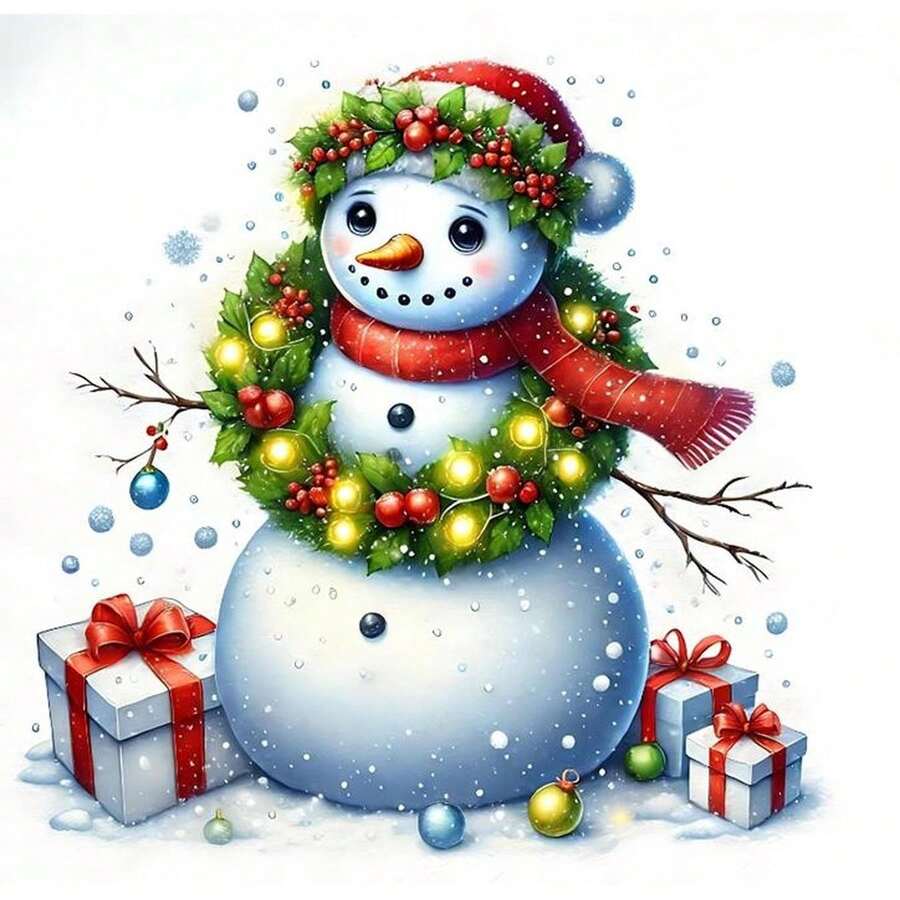 1/2/3pcs Snowman Design Heat Transfer Stickers For Holiday Crafts, Fabric, Bags, Decorations, Easy Application Without Sewing - Christmas Gifts And Decor DIY