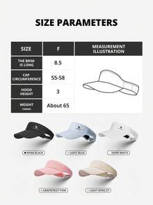 CAMEL CROWN Empty Top Sun Visor Hat, UV Protection Quick Dry Sports Cap, Lightweight Sun Hat For Running & Tennis In Summer - Light Apricot - View 7