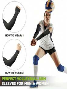 Summer Ice Silk Protective Arm Sleeves, Unisex, UV Protection Arm Sleeves, Sun Protection Gloves, Breathable And High Elasticity, Suitable For Outdoor Sports, Driving, Cycling, Golf, Volleyball And Summer Back To School Season. - Multicolor - View 8