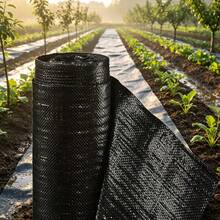 Polypropylene Woven Control Fabric, UV Resistant Stable Ground Cover, Water Permeable Durable Barrier, Suitable For Garden, Farm, Orchard, Greenhouse Planting - A - View 2