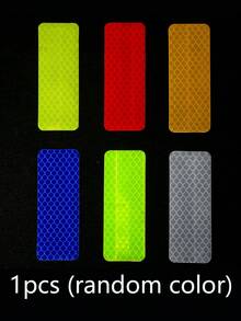 10pcs/Sheets Night Reflective Tape Stickers For Car, Electric Bike, Motorcycle, Truck, Bicycle, Tricycle - Multicolor - View 7