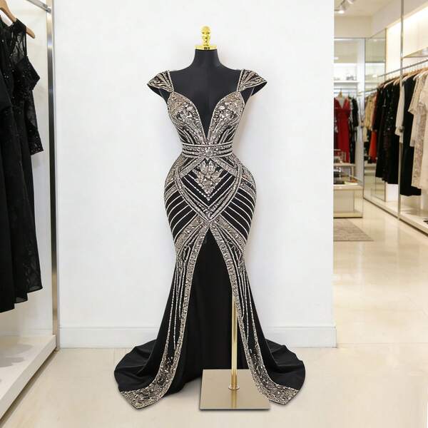 RainWeel Professional Female Mannequin Body, 63" To 84.26" Height Adjustable Female Dress Form Mannequin, Full-Figured Sexy Dress Form With Metal Stand Base, Female Mannequin Body Torso For Store, Boutique, Designer (Champagne Gold+Gold/White+Gold/Black+Gold)