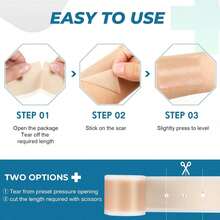 1pc Silicone Scar Tape, Silicone Scar Tape, Silicone Scar Cover Strip, Professional Scar Cover Tape - View 3