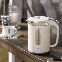 Hervidor Eléctrico OCTAVO 1.2L Acero Inoxidable 304 1000W Hervido Rápido Calentador de Agua Base Inalámbrica Apagado Automático Protección Contra Hervido en Seco Indicador LED Para Té y Café en el Hogar - Tipo de Enchufe B USA (110-127V) - Ver 9