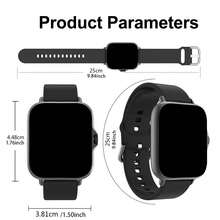Smart Watch, Wireless Call/Dial, Multiple Sports Modes, Call Reminder & Rejection, SMS Reminder, Custom Wallpaper, Compatible With IPhone/Android - Multicolor - View 3