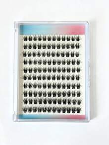 120pcs False Eyelash Clusters, DIY Eyelash Extensions, Natural C-Curl Lashes, Suitable For Individual Eyelash Extensions - C - View 5