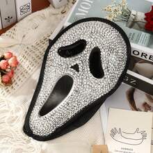 Máscaras para Fiestas - Lleno de diamantes, gritando y con la cara ensangrentada - Ver 4