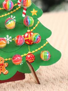 1pc Christmas Tree Lollipop Display Stand, Christmas Tree Shaped Lollipop Display Board, Christmas Candy Display Rack, Christmas Decoration, Christmas Party Decoration, Wedding Birthday Decoration, Lollipop Holder, Gender Reveal Party Supplies, Christmas Home Decor, Christmas Table Centerpiece, Christmas Gift, Home Kitchen Dining Table Decoration, Holiday Party Small Gift, Xmas Decor - Christmas Tree - View 10