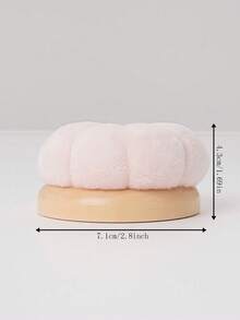1 Pumpkin-Shaped Sewing Kit Bag, Sewing Accessories, Fabric Handmade DIY Needle And Thread Storage, Pincushion, Needle Bag, Wooden Base Needle Bag, Needle Holder, Pincushion, Wooden Needle Clip, Japanese Style Needle Clip, Needle And Thread Organizer, Needle And Thread Storage Mat - Lotus Root Pink - View 2