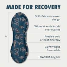 Uterine Ice And Heat Pack Reusable Hot And Cold Therapy For Period, Postpartum, And Endometriosis Relief - Soft, Flexible Gel Pack - As Pic - View 4