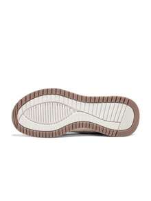 Skechers Women's Color-Block Honeycomb Mesh Cushioned Non-Slip Wear-Resistant Casual Jogging Shoes - Off White - View 9