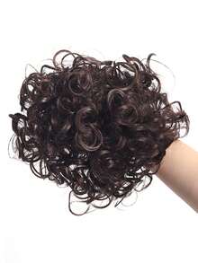Naturally Voluminous Curls With An Adjustable Drawstring Hair Tie, Available In Multiple Colors. Stylish Updo Suitable For Everyday Wear. - Multicolor - View 8
