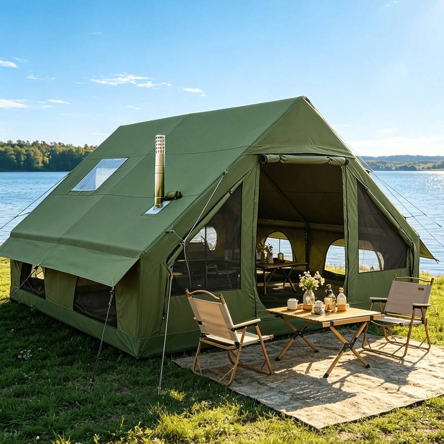 Vestidos de Boda - 12 m² - Verde militar - Chimenea + Claraboya - Ver 1