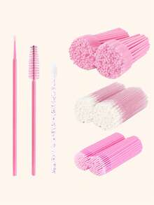 Eyelash Extension Brush, Micro Cotton Swab Brush, Crystal Lip Gloss Applicator - Multicolor - View 10