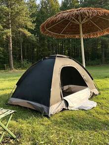 1pc Outdoor Camping Tent, Picnic, Fishing, Sun Protection Silver Coated Tent, BBQ, Shade, Home Storage Tent - A - View 8