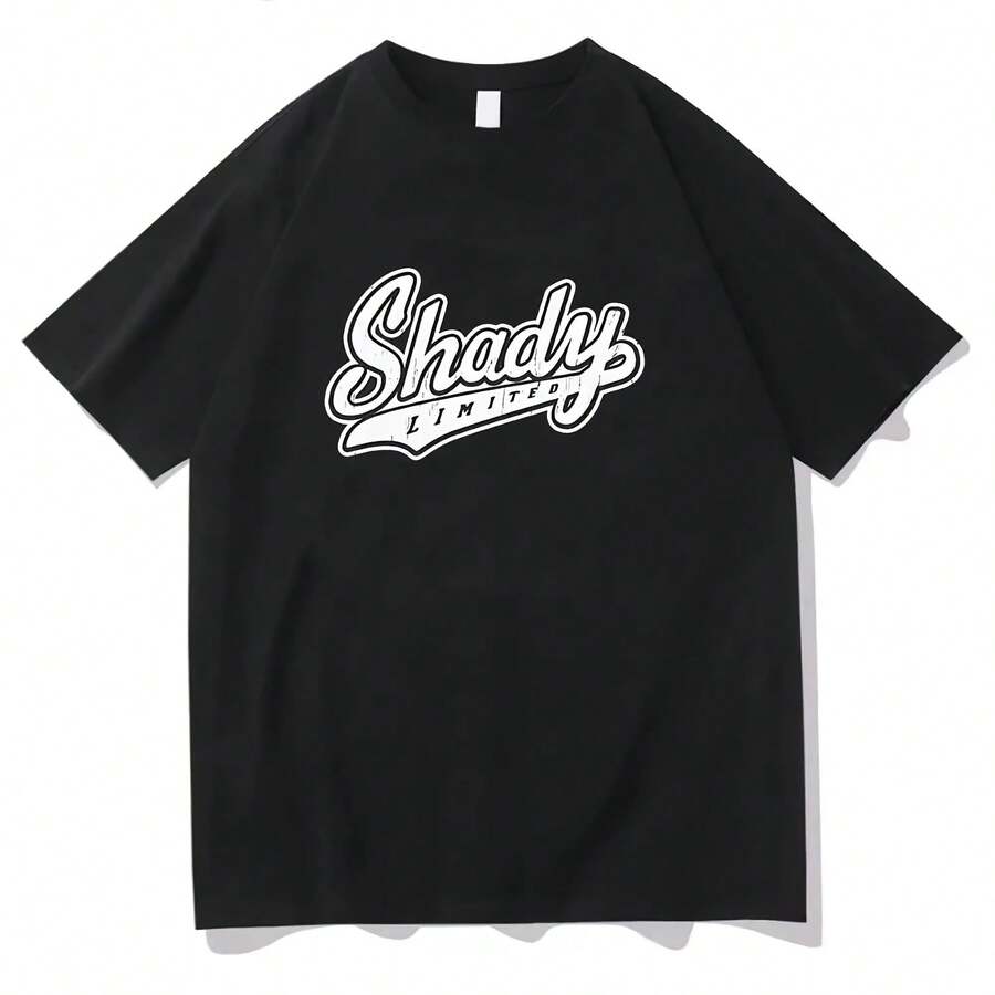 Shady T-Shirt, Rapper Music Gift For Fans, T-Shirts For Men And Women, Short-Sleeved Round-Neck Streetwear, High-Quality Cotton Clothing. - Shape - View 1