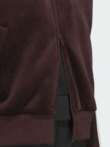 Adidas Women's MS WARM JKT Knit Collarless Jacket KC0035 - Brown - View 5