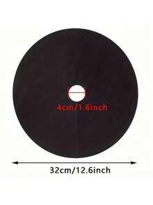 5pcs Thick Breathable Non-Woven Isolation Fabric, Multi-Size No Cutting Needed, Reusable Round Tree Planting Mat, Moisture Retention & Frost Protection Lawn Cover, Suppression, Root Protection, Garden Ground Cover Mat - A - View 12