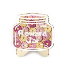 Reward Jar Desktop Decor, With Donut Elements, Suitable For Classroom Rewards, Back To School Decor, And Creative Gifts For Thanksgiving And Christmas. - Classic - View 2