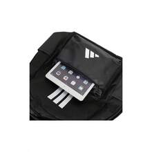 Adidas Classic Solid Color Fabric Backpack Regular Fit Unisex Couple Style Black - Black - View 3