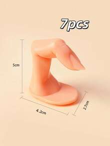 美甲練習假手指 1/2/3/4/5/6/7/8/9/10件組 適合初學者 美甲工具 化妝品 美甲輔助工具 美甲用品 美甲產品 美甲套組 美甲師用品 美甲藝術 美甲配件 美甲甲片 - 黃色 - 查看 11