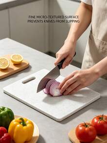 3-Piece Cutting Board Set, Large, Medium And Small Sizes, Non-Slip, Wear-Resistant, Easy To Clean Kitchen Accessory, Suitable For Home Kitchen Food Cutting, Steak And Salad Preparation, Outdoor Camping, Picnic And RV Travel Cooking - 1PC - View 4