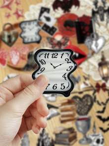 50pcs Halloween Skeleton Vampire Stickers For Scrapbooking, Journaling, Planner, Guitar, Skateboard, Phone Case, Laptop, Luggage, Halloween Decoration Gift - Multicolor - View 5